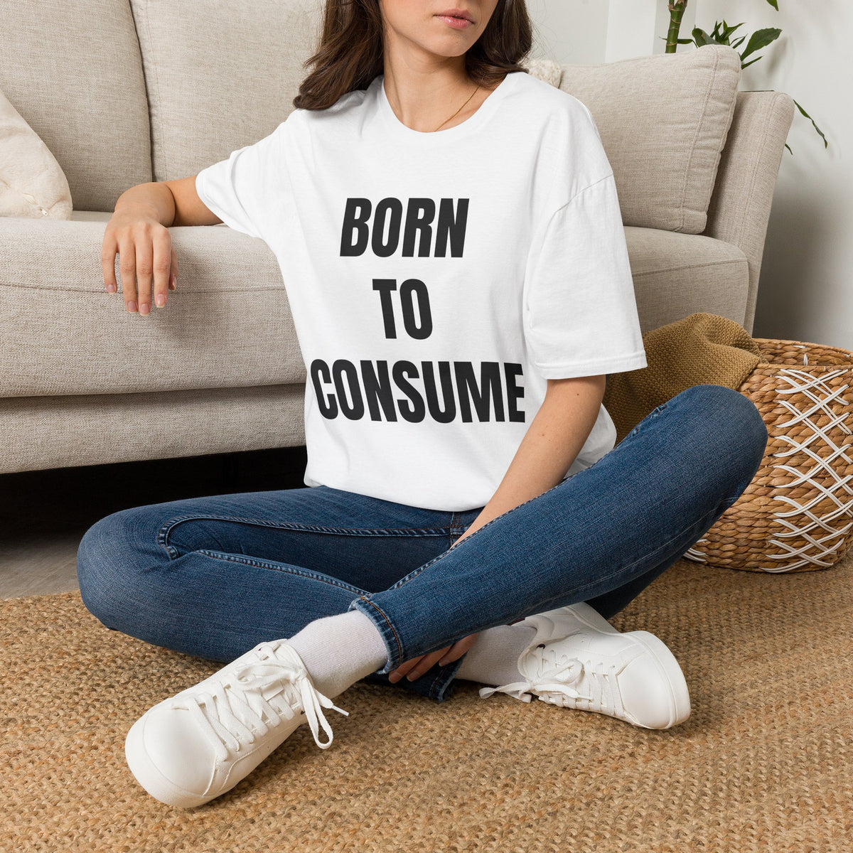 Born To Consume T-Shirt — Bold Statement Graphic Tee
