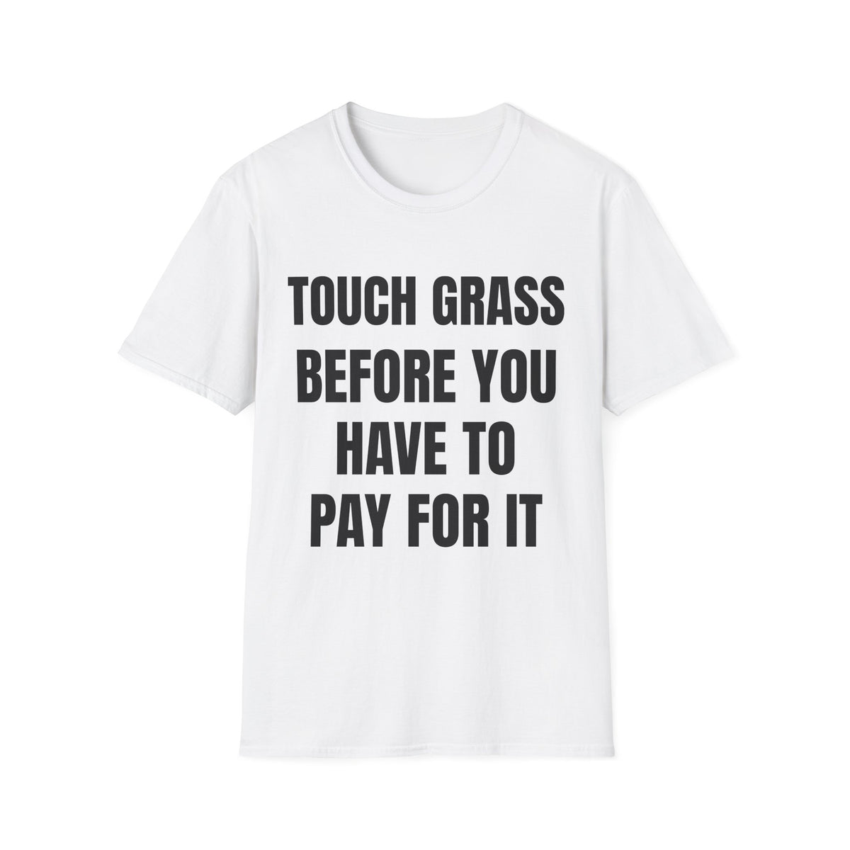 Touch Grass Before You Have To Pay For It T-Shirt