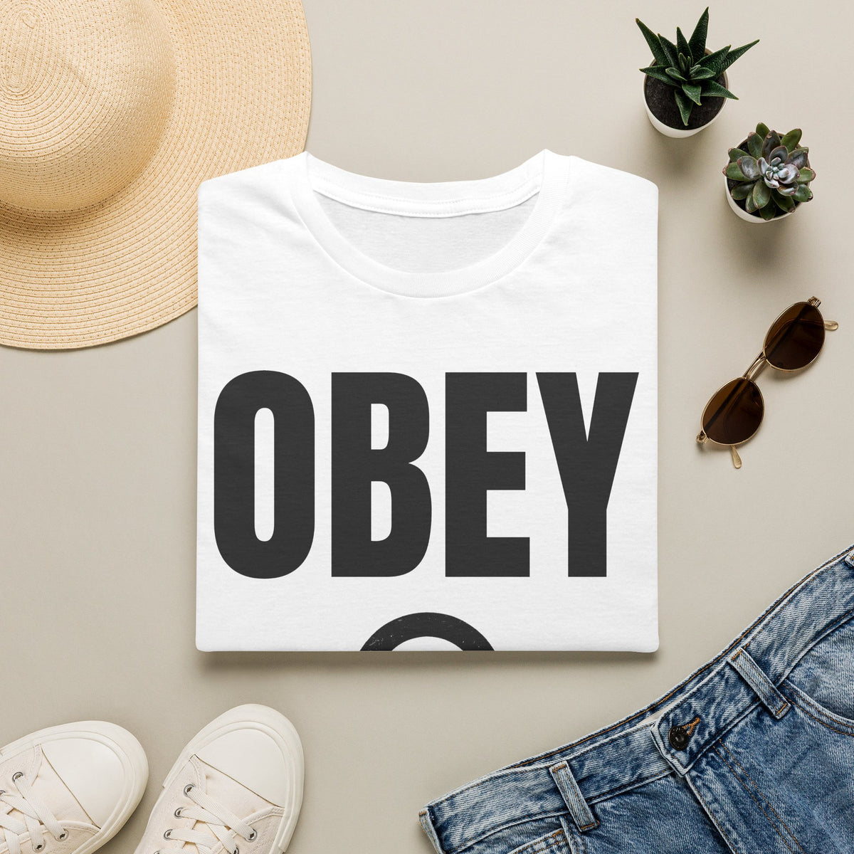 Obey Logo T‑Shirt — Bold Graphic Streetwear Tee